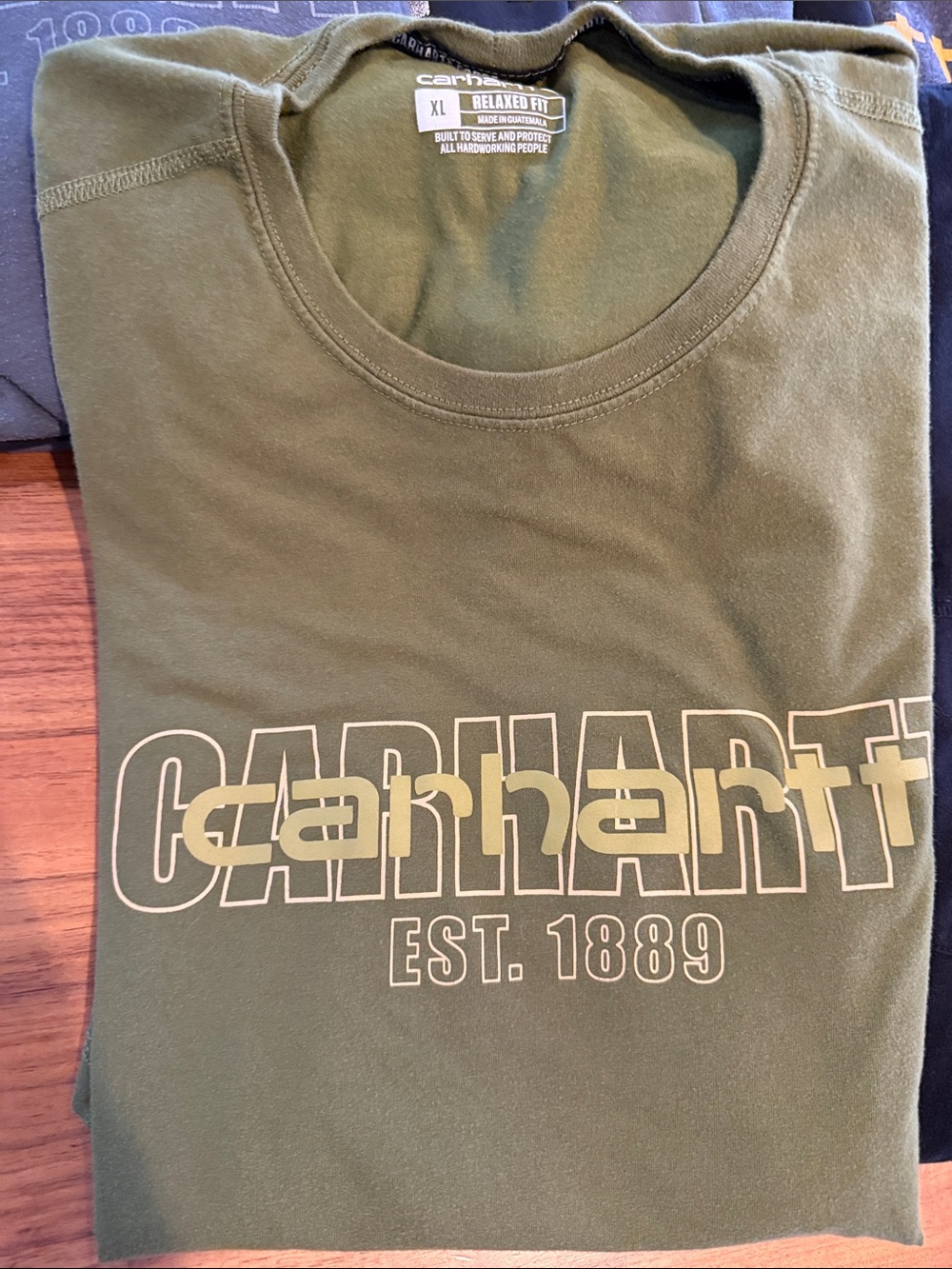 15 Carhartt Force Relaxed Fit T-Shirt Mens Size XL Short Sleeve Crew-Neck - Picture 5 of 16